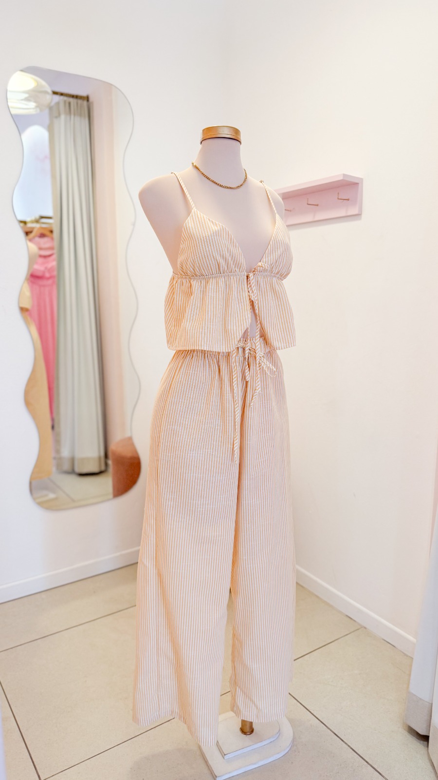 Set de Pantalon y Top Amarillo - Beach Time by Maoosuri